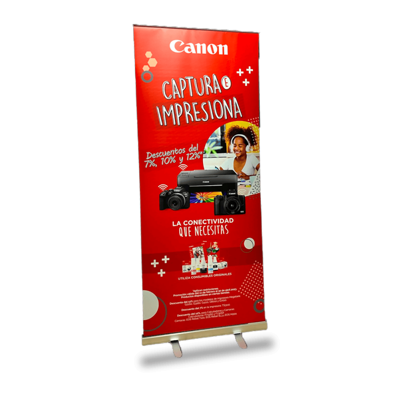 Roll up  tela 120 x 200
