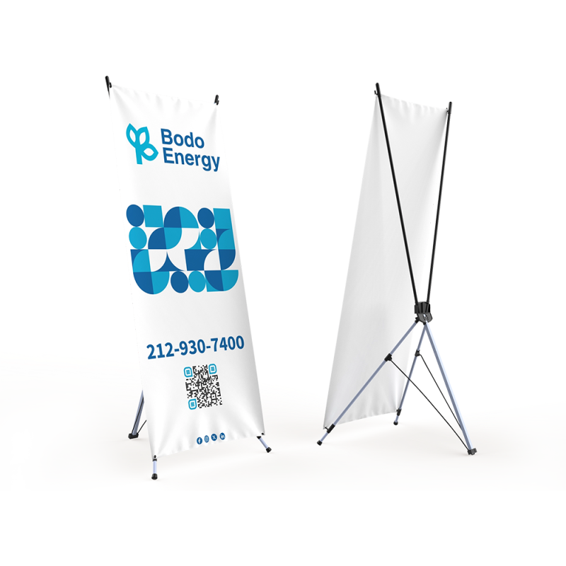 X banner 120 x 200 premium tela sublimada