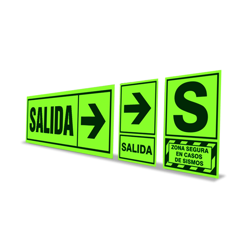 Senaletica acrilico FOTOLUMINISENSE