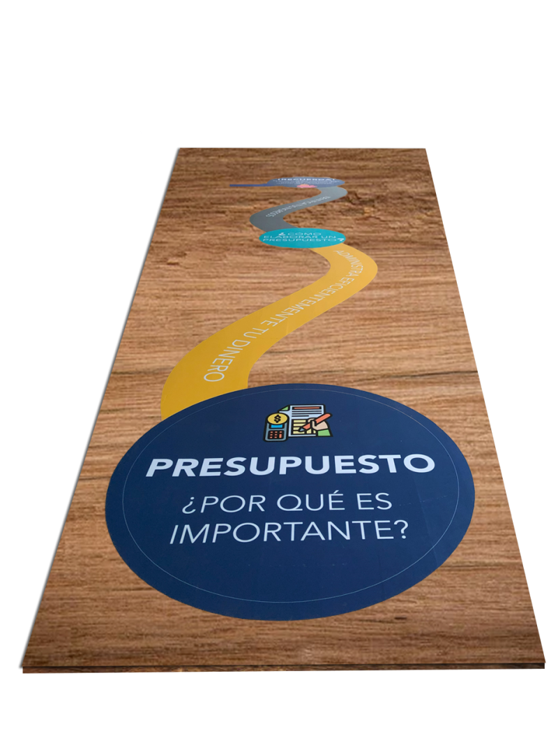Bandeo de piso florgraphic